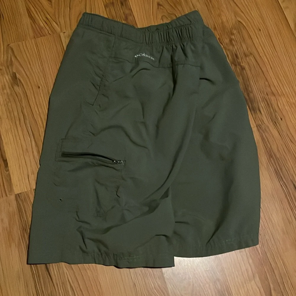 Columbia Mens Swim Dark Green Trunks Hiking Shorts